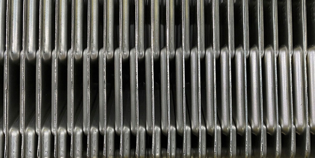 Semi welded plate heat exchangers